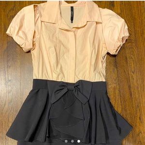 Ark & Co. short sleeve skirted dress.